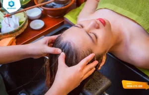 Gội đầu dưỡng sinh thư gian cho bà bầu